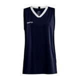 Progress Basket Singlet W - Navy - Front