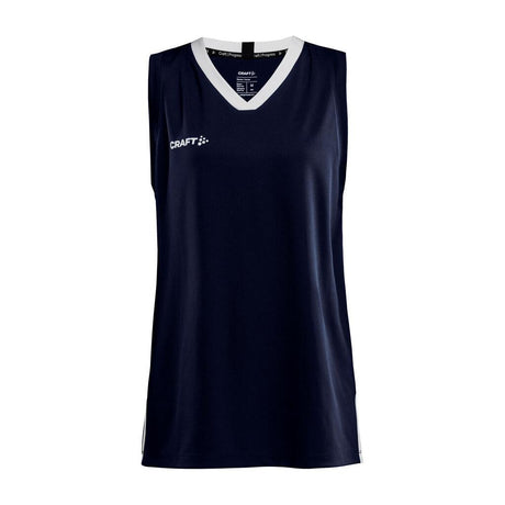 Progress Basket Singlet W - Navy - Front