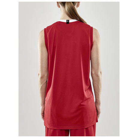 Progress Basket Singlet W - Red - Closeup 3