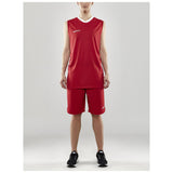 Progress Basket Singlet W - Red - Closeup 6