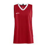 Progress Basket Singlet W - Red - Front
