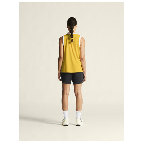 Progress Basket Singlet W - Yellow - Closeup 3