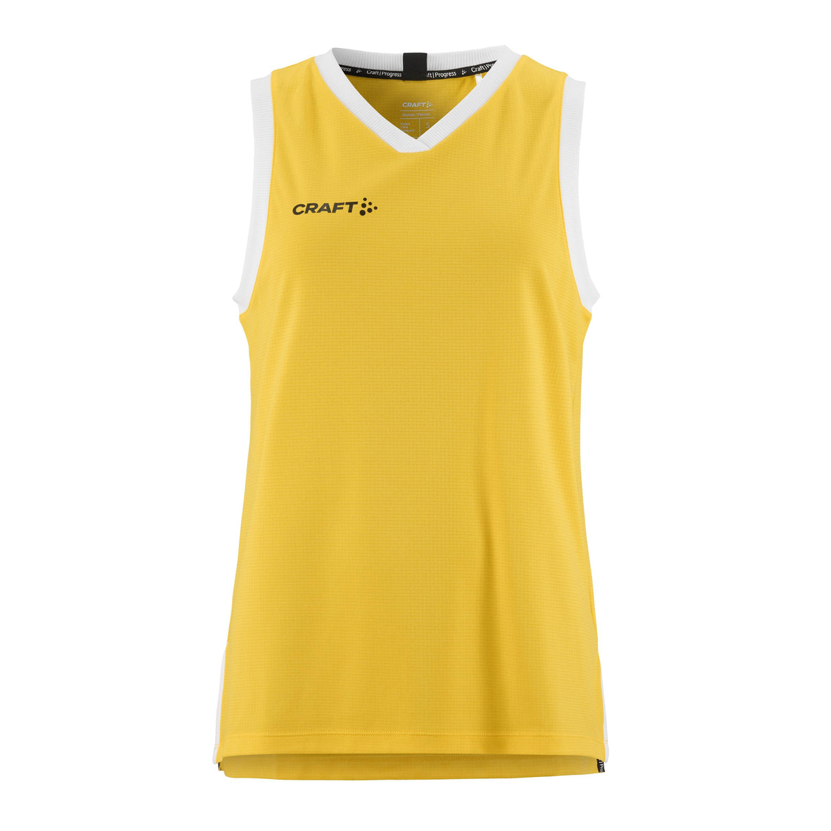 Progress Basket Singlet W - Yellow - Front