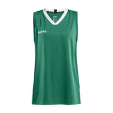 Progress Basket Singlet W - Green - Front