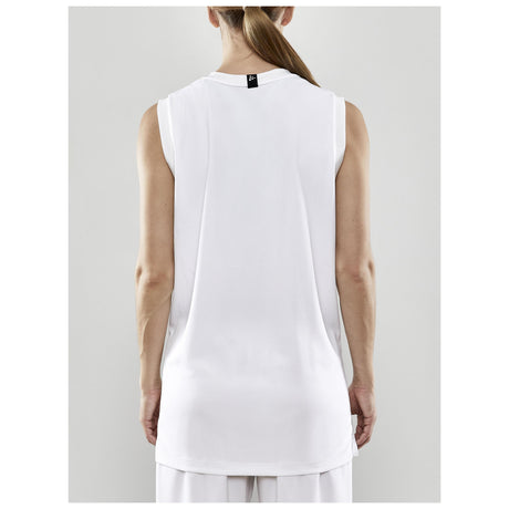 Progress Basket Singlet W - White - Closeup 3