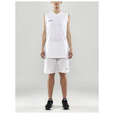 Progress Basket Singlet W - White - Closeup 6