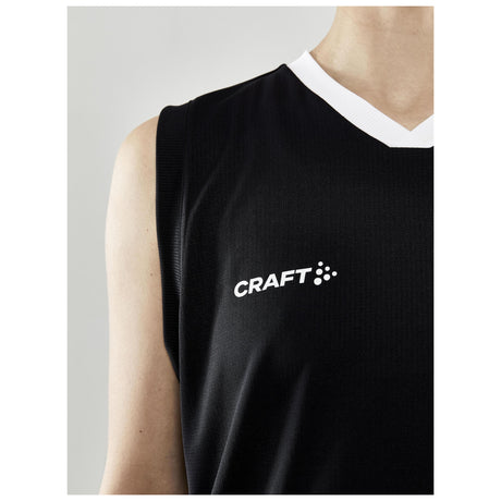 Progress Basket Singlet W - Black - Closeup 4