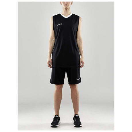 Progress Basket Singlet W - Black - Closeup 5