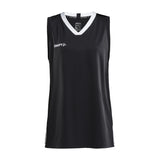 Progress Basket Singlet W - Black - Front