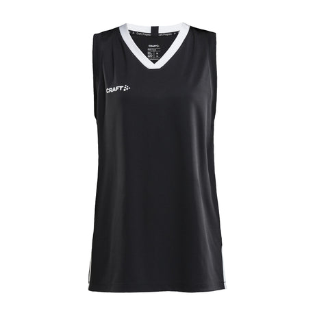 Progress Basket Singlet W - Black - Front