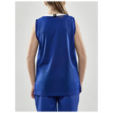 Progress Basket Singlet Jr - Cobalt - Closeup 3