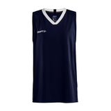 Progress Basket Singlet Jr - Navy - Front