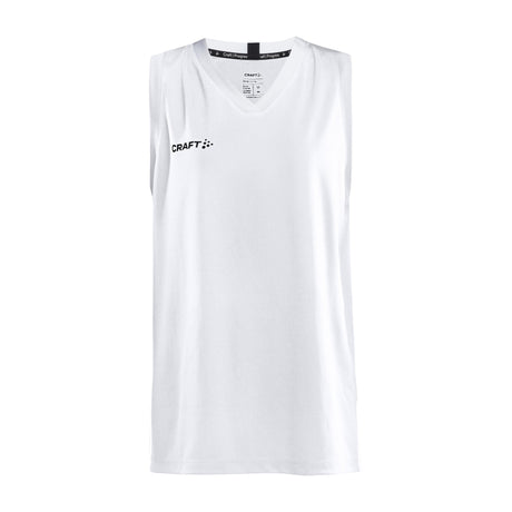Progress Basket Singlet Jr - White - Front