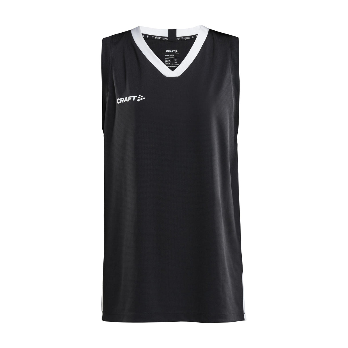 Progress Basket Singlet Jr - Black - Front