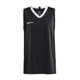 Progress Basket Singlet Jr - Black - Front