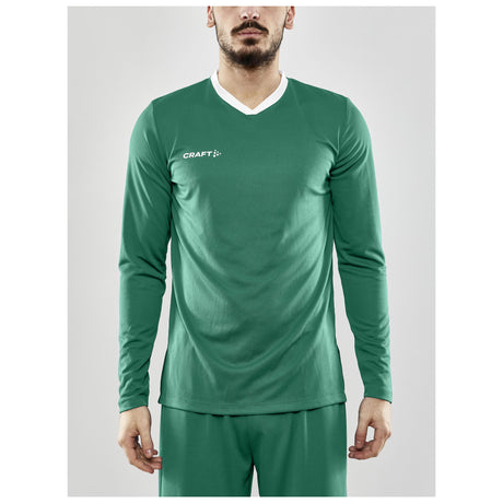 Progress Ls Basket Jersey M - Green - Closeup 1