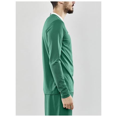 Progress Ls Basket Jersey M - Green - Closeup 2