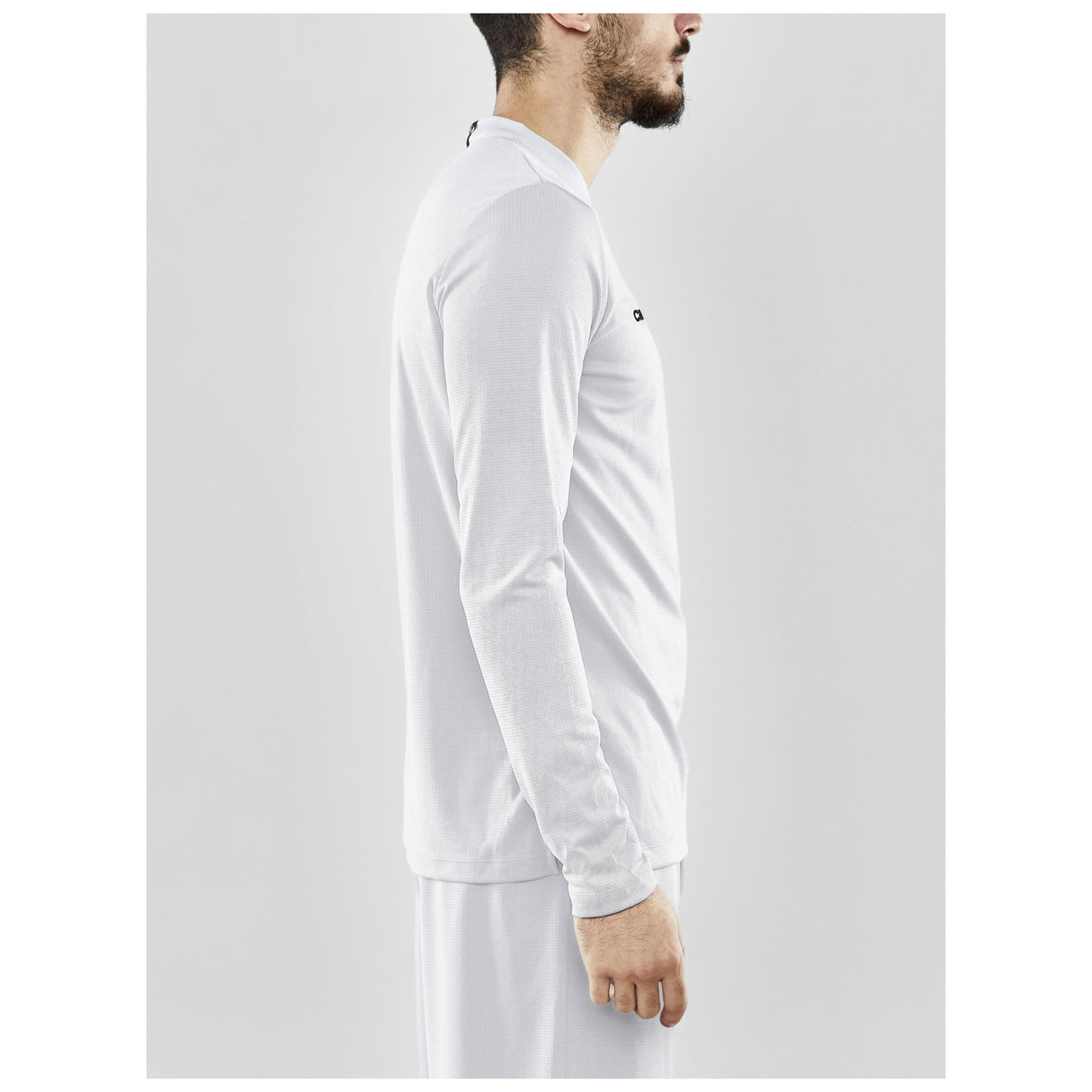 Progress Ls Basket Jersey M - White - Closeup 2