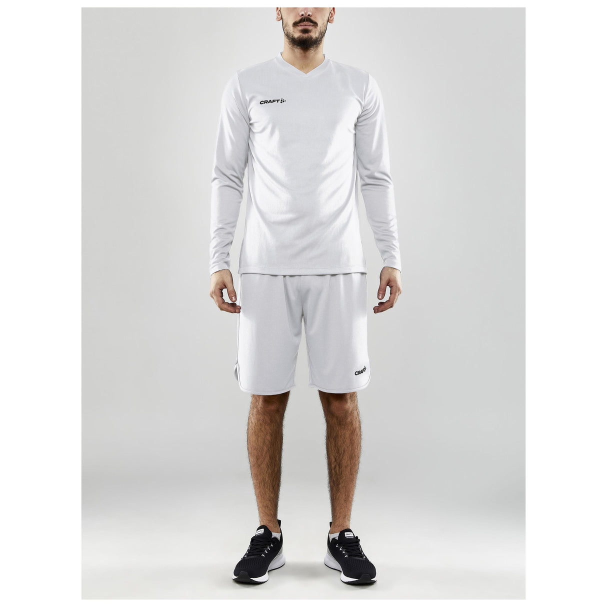 Progress Ls Basket Jersey M - White - Closeup 4
