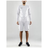 Progress Ls Basket Jersey M - White - Closeup 4