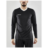 Progress Ls Basket Jersey M - Black - Closeup 1