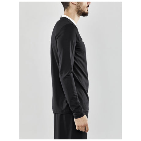 Progress Ls Basket Jersey M - Black - Closeup 2