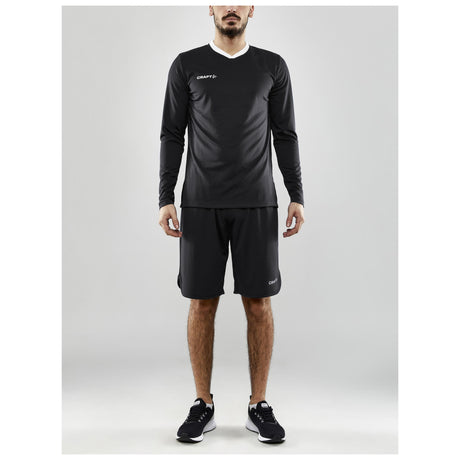 Progress Ls Basket Jersey M - Black - Closeup 4