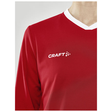Progress Ls Basket Jersey W - Red - Closeup 4
