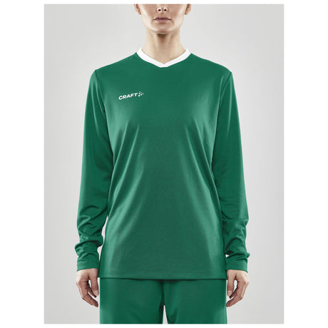 Progress Ls Basket Jersey W - Green - Closeup 1