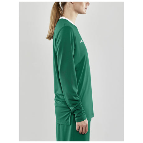 Progress Ls Basket Jersey W - Green - Closeup 2