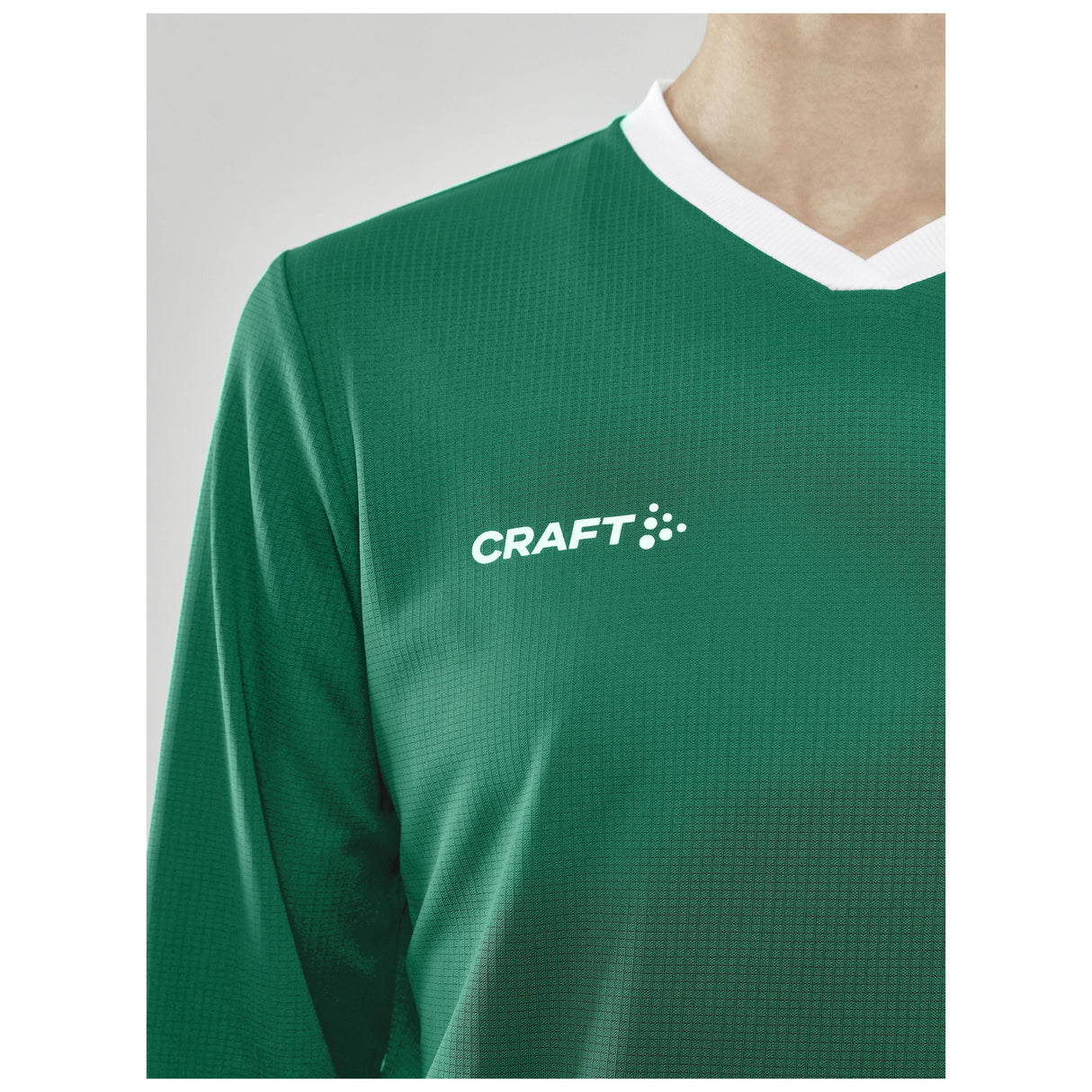 Progress Ls Basket Jersey W - Green - Closeup 4