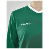Progress Ls Basket Jersey W - Green - Closeup 4