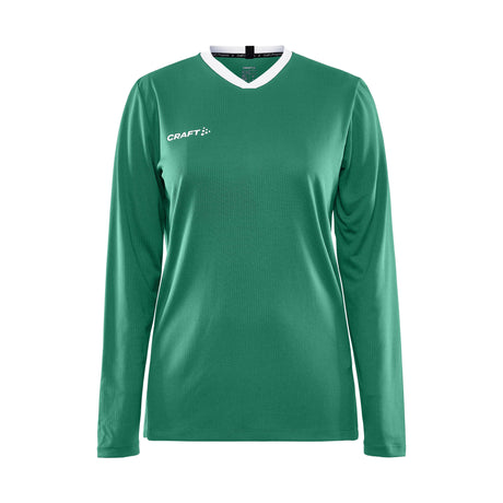 Progress Ls Basket Jersey W - Green - Front
