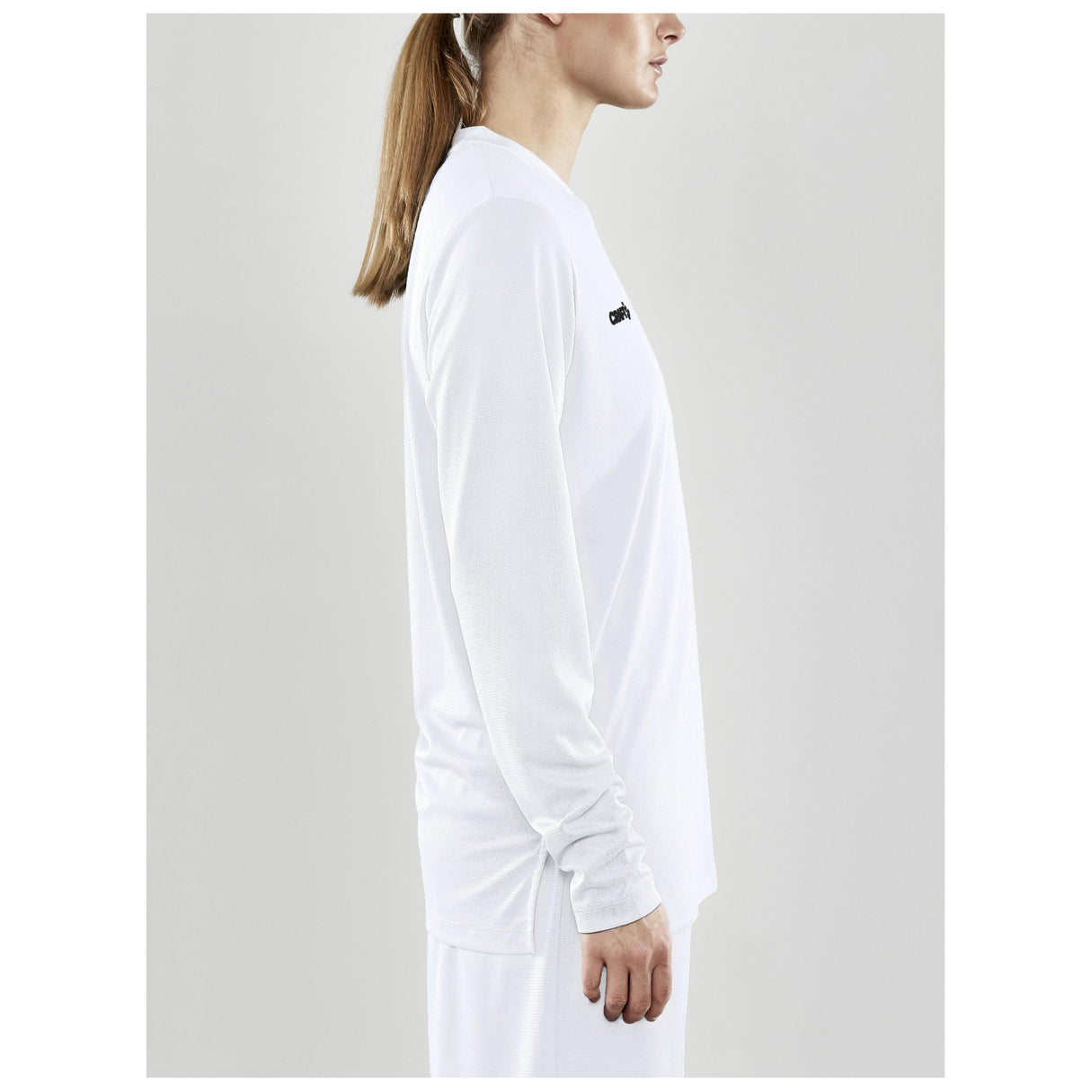 Progress Ls Basket Jersey W - White - Closeup 2