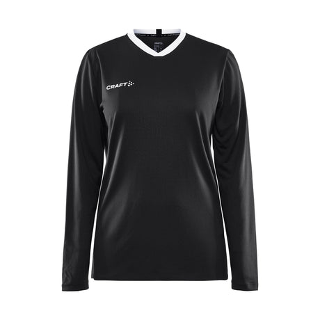 Progress Ls Basket Jersey W - Black - Front