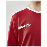 Progress Ls Basket Jersey Jr - Red - Closeup 4