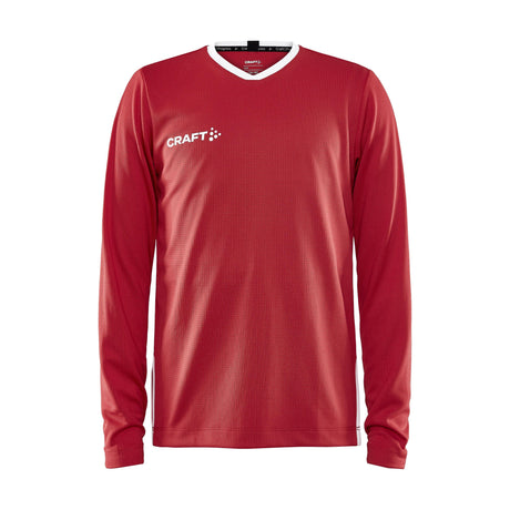 Progress Ls Basket Jersey Jr - Red - Front