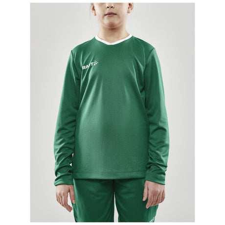 Progress Ls Basket Jersey Jr - Green - Closeup 1