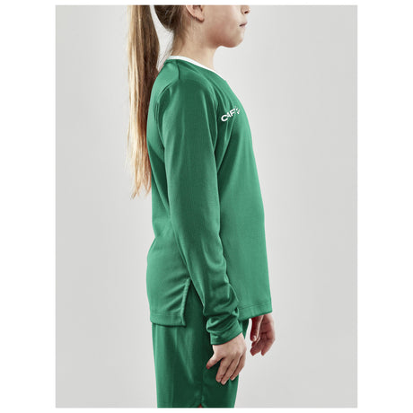 Progress Ls Basket Jersey Jr - Green - Closeup 2