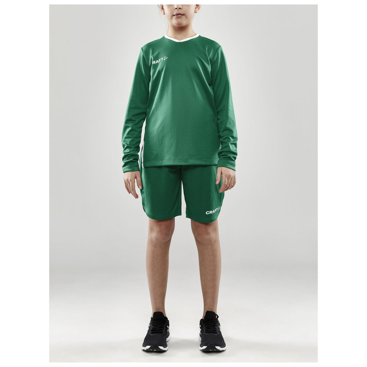 Progress Ls Basket Jersey Jr - Green - Closeup 6
