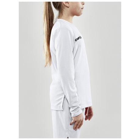 Progress Ls Basket Jersey Jr - White - Closeup 2