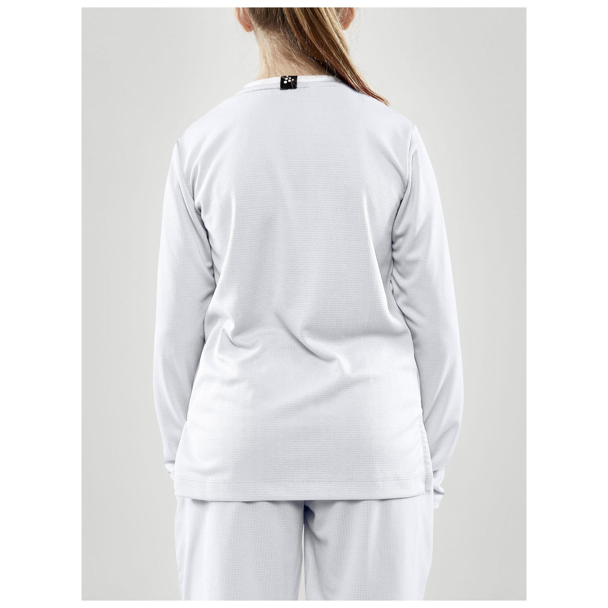 Progress Ls Basket Jersey Jr - White - Closeup 3