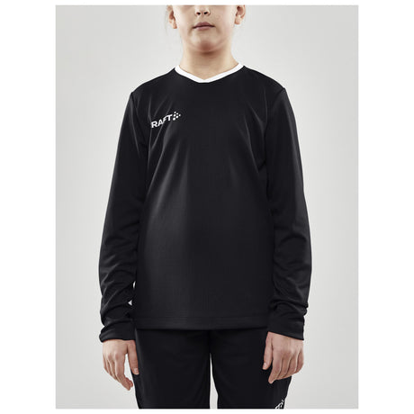 Progress Ls Basket Jersey Jr - Black - Closeup 1