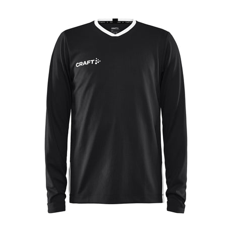 Progress Ls Basket Jersey Jr - Black - Front