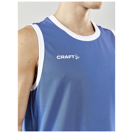 Progress Reversible Singlet M - Club Cobolt/White - Closeup 4