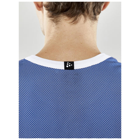 Progress Reversible Singlet M - Club Cobolt/White - Closeup 6