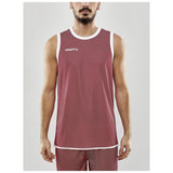 Progress Reversible Singlet M - Red/White - Closeup 1
