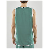 Progress Reversible Singlet M - Green/White - Closeup 3