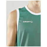 Progress Reversible Singlet M - Green/White - Closeup 4