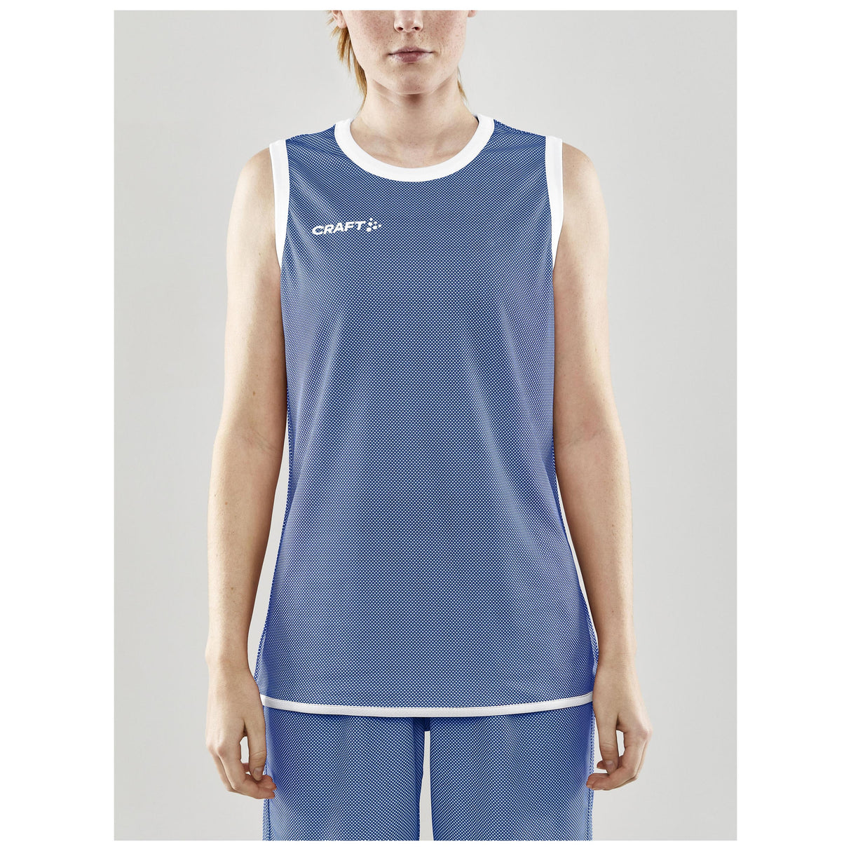 Progress Reversible Singlet W - Club Cobolt/White - Closeup 1